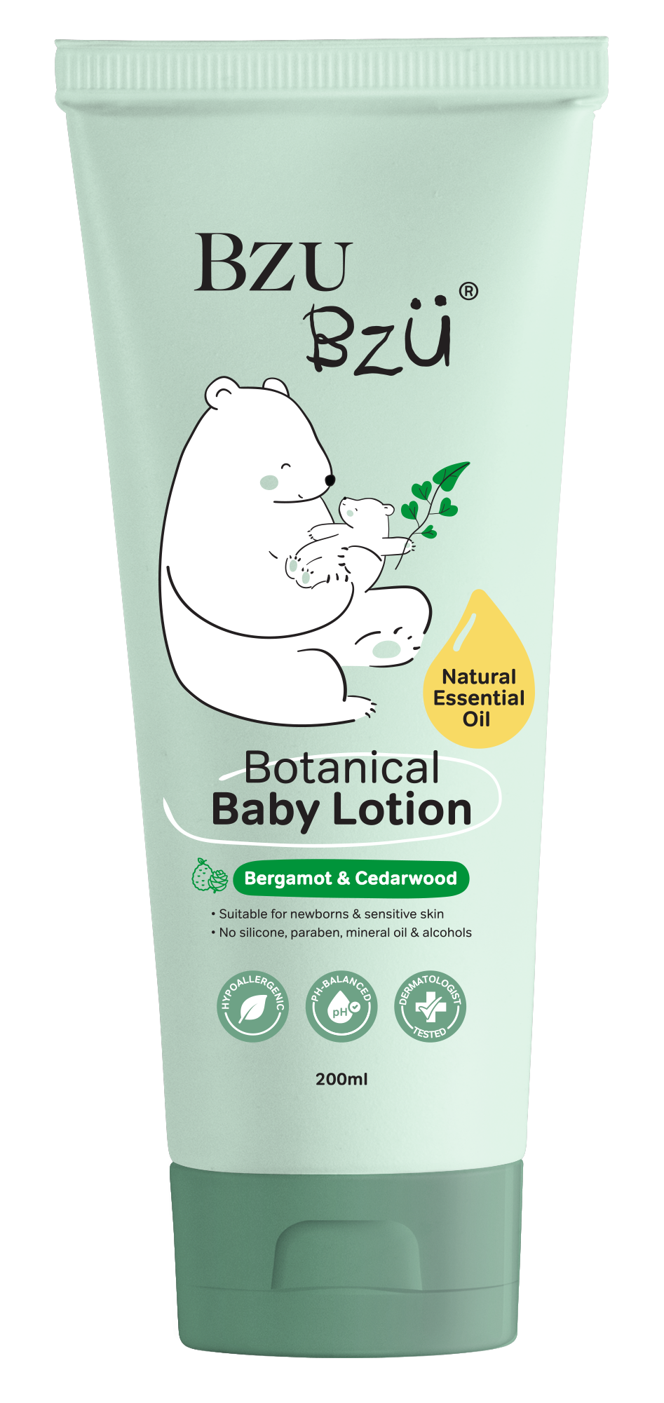 Botanical Baby Lotion (Bergamot & Cedarwood) 200ml